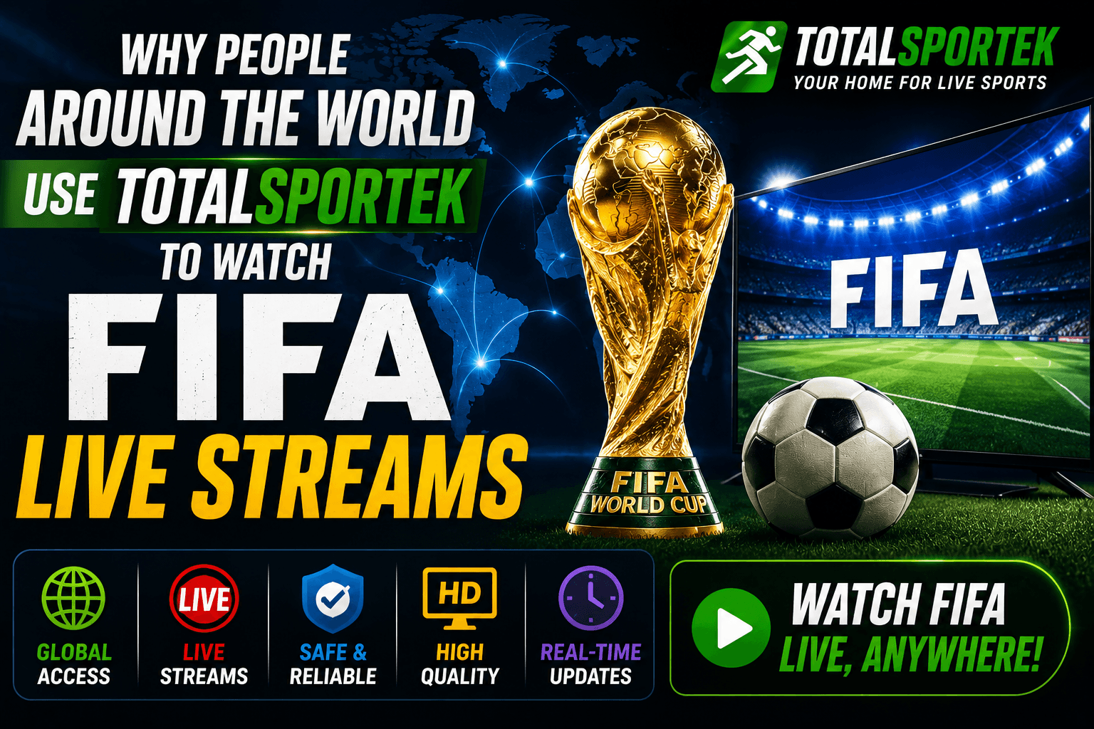 Why People Around the World Use Totalsportek to Watch FIFA Live Streams